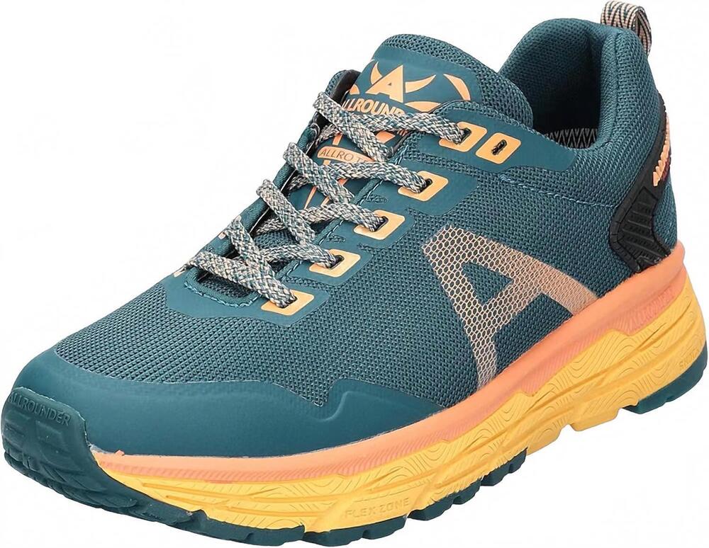 NEW ALLROUNDER women's trace-tex sneakers in teal